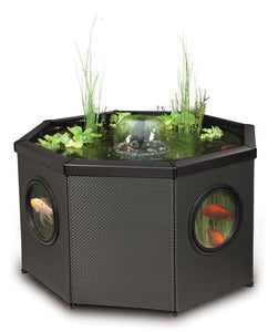 Blagdon Affinity Mocha Weave Black Aluminium - Octagon (400 litres)