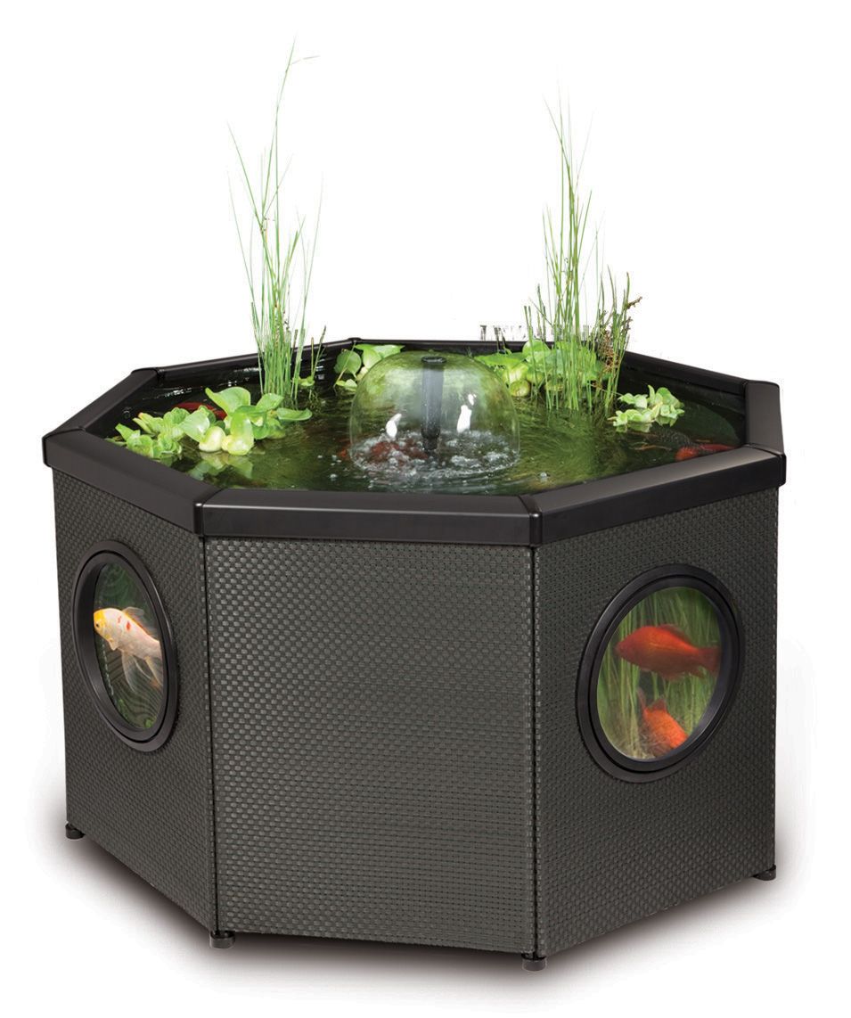 Blagdon Affinity Mocha Weave Black Aluminium - Octagon (400 litres)