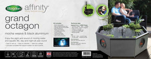 Blagdon Affinity Grand Mocha Pond - Octagon (708 litres)