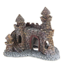 Load image into Gallery viewer, Cartoon Antique Little Castle Aquarium Fish Tank Ornaments Brick Resin Castle Aquariums Castle Decoration Aquarium Fish Tank