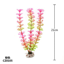 Load image into Gallery viewer, New 37CM artificial underwater plants aquarium fish tank decoration green purple water grass viewing decorations