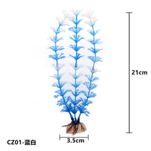 Load image into Gallery viewer, New 37CM artificial underwater plants aquarium fish tank decoration green purple water grass viewing decorations