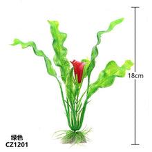 Load image into Gallery viewer, New 37CM artificial underwater plants aquarium fish tank decoration green purple water grass viewing decorations