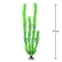 Load image into Gallery viewer, New 37CM artificial underwater plants aquarium fish tank decoration green purple water grass viewing decorations